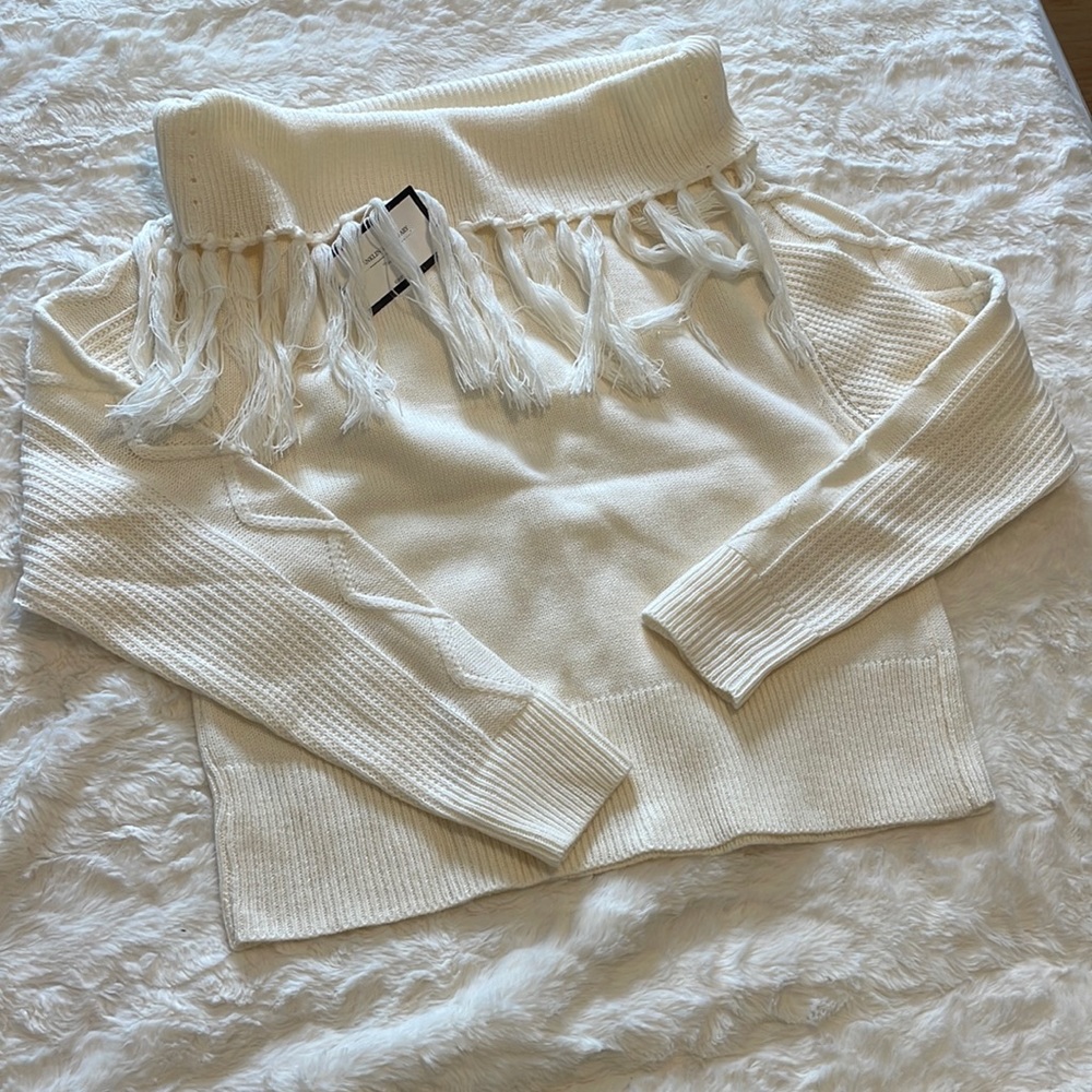 Cream knit sweater